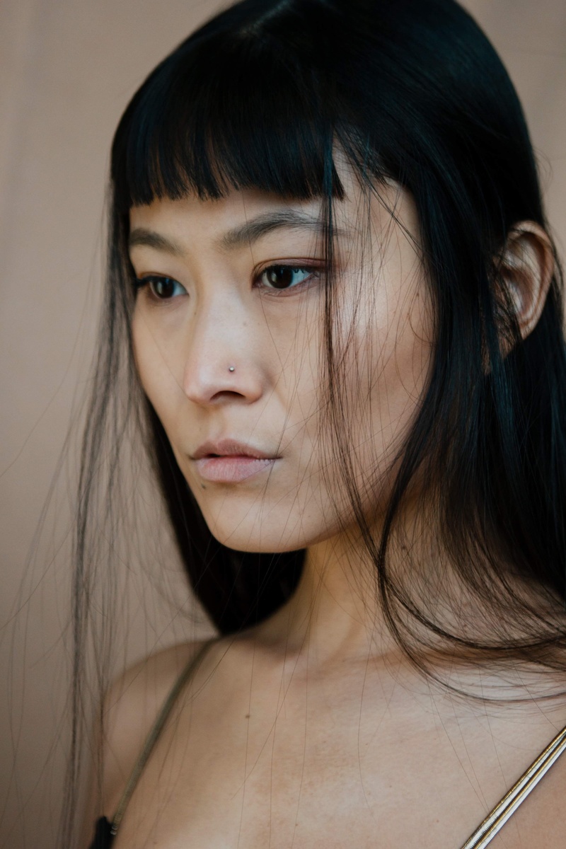 Female model photo shoot of Tian Wang