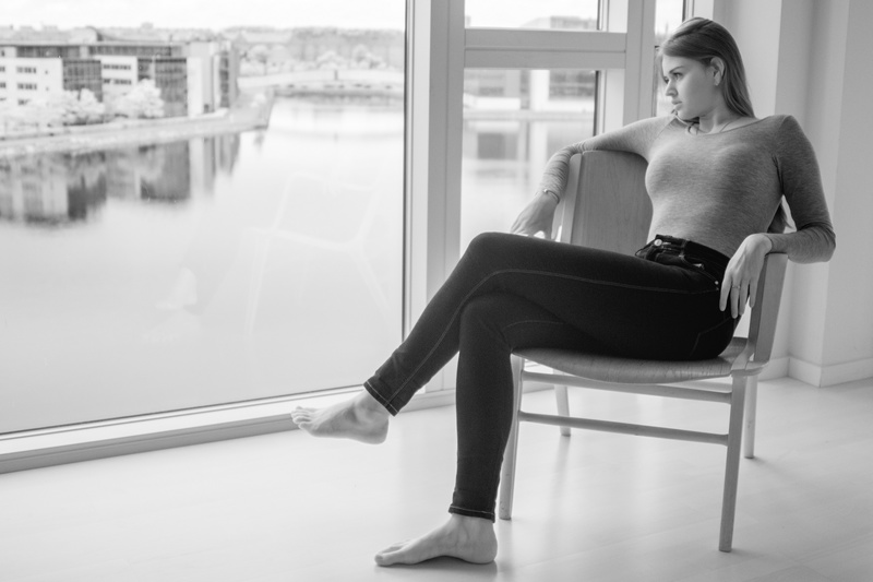 Female model photo shoot of Lucie Ple by Kerry Bellerose in Copenhagen, Denmark