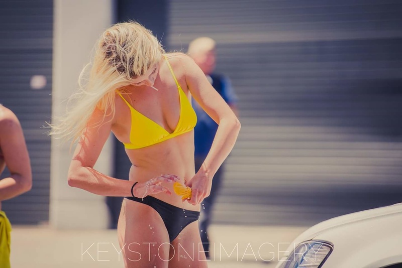 Male model photo shoot of Keystoneimagery in Bikini car wash