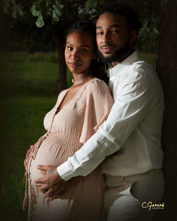 Male and Female model photo shoot of C Gerard Studios and DaVyne Destini in Saint Louis, MO