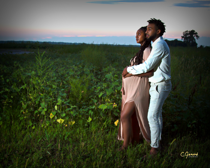 Male and Female model photo shoot of C Gerard Studios and DaVyne Destini in Saint Louis, MO
