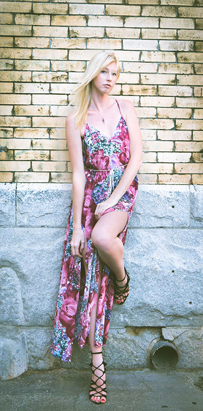 Female model photo shoot of Shannon Victoriaa by artdisole in DTLA