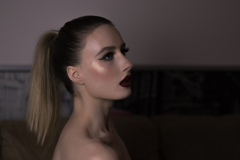 Female model photo shoot of Paragon Makeup Design