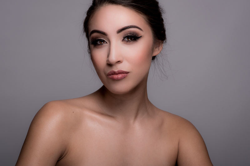 Female model photo shoot of Katana_pop by Maurice Rafael, makeup by nataliemuamay