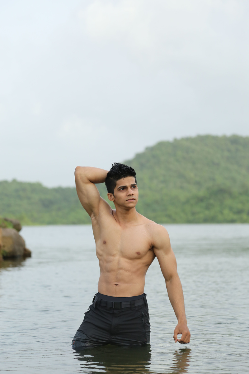 Male model photo shoot of karan_003 in India