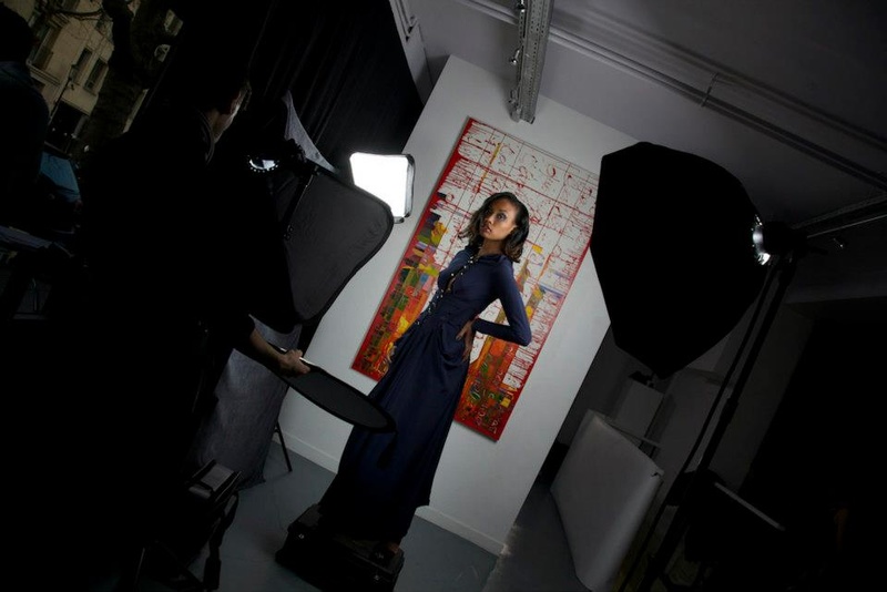 Female model photo shoot of FatiMei in Paris