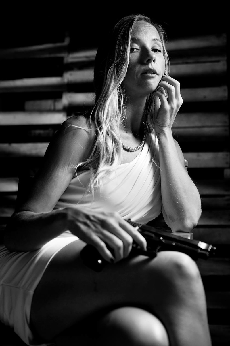 Female model photo shoot of Rachel Ledford in CineView Studios