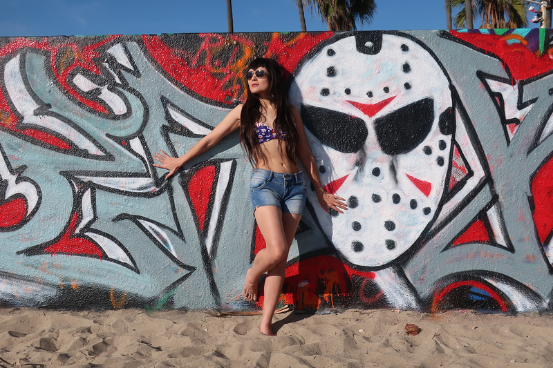Male and Female model photo shoot of Avalon Photography NH and Sophia Jade in Venice Beach, California