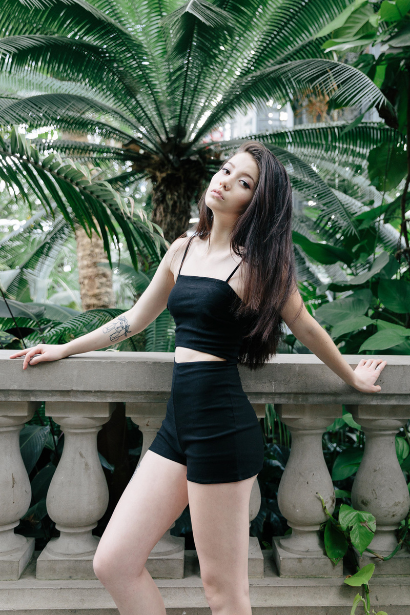 Female model photo shoot of Wei Qian