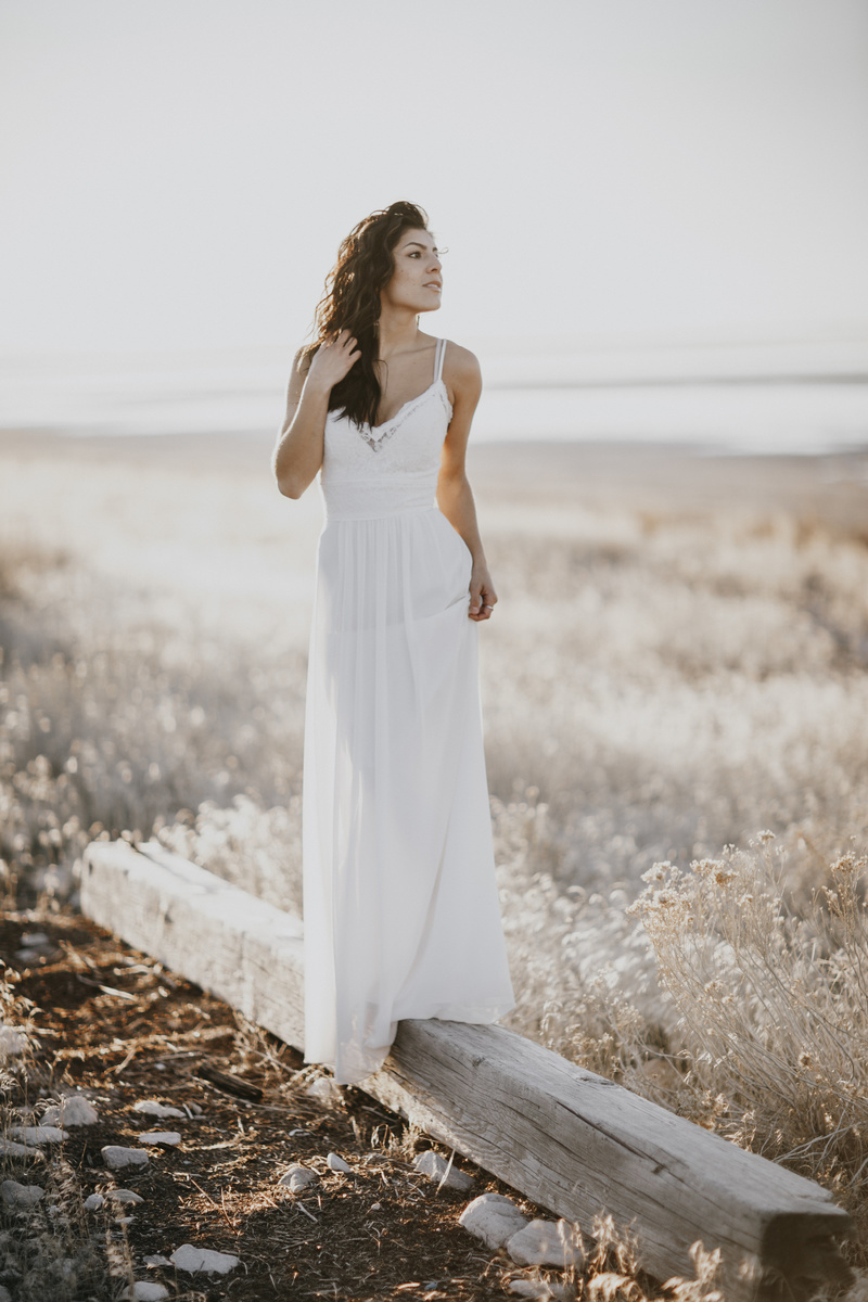 Female model photo shoot of Mariah Reber in Antelope Island