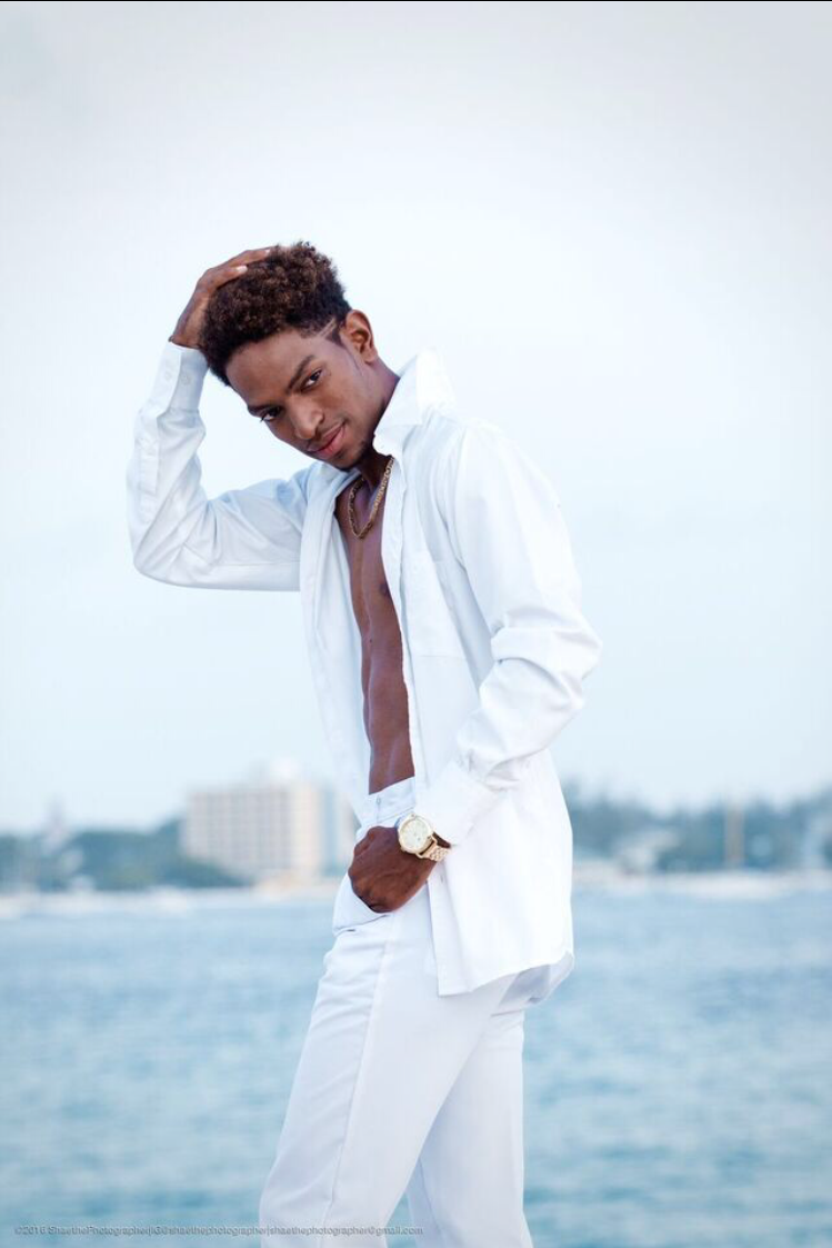 Male model photo shoot of Jeremiah McCollin in Brown's Beach, Barbados