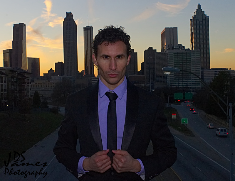 Male model photo shoot of JamesDSPhoto and loquaciousdavid in Jackson Street Bridge, Atlanta, GA