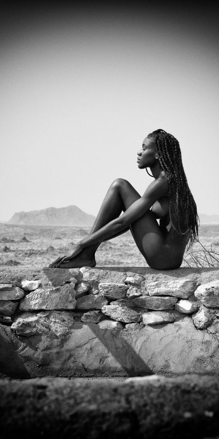 Female model photo shoot of AfricanLioness by KaiRogler in Erongo / Namibia