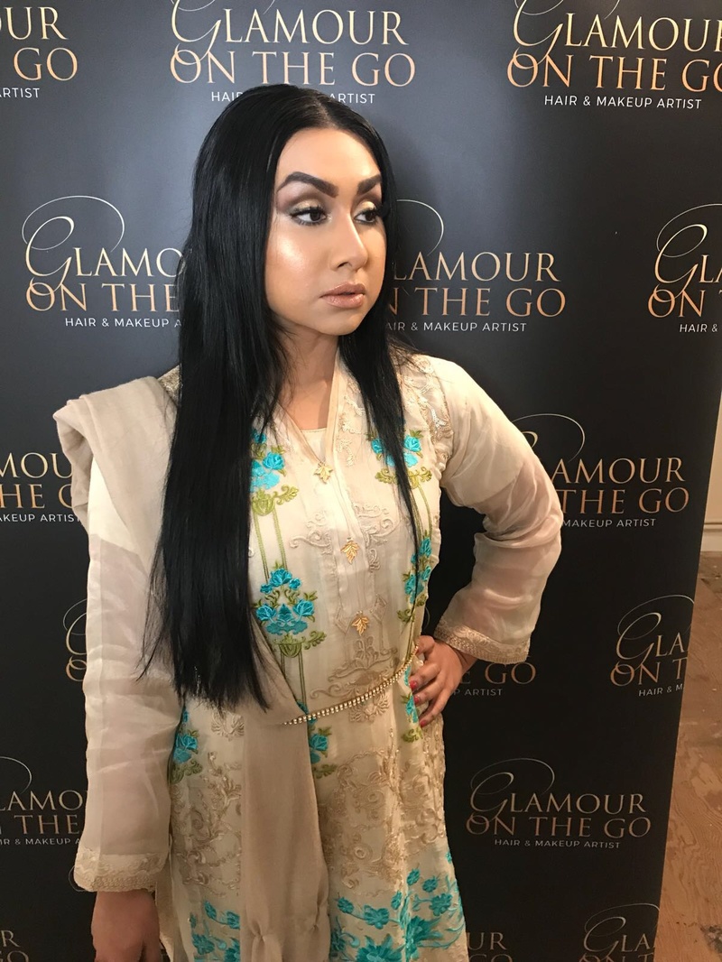 Female model photo shoot of salema m uddin  in London