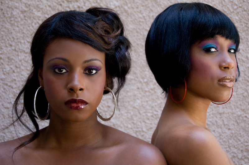 Female model photo shoot of Margo Moriarty and LaCia Lashay  by Margo Moriarty in Los Angeles, CA, makeup by Makeup bye Jackie