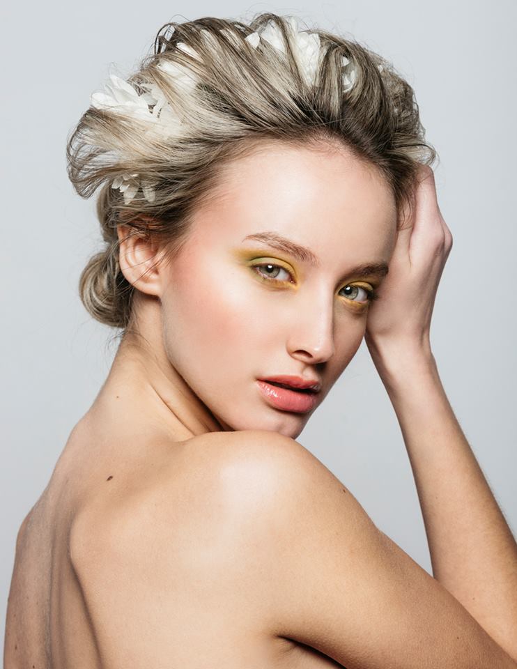 Female model photo shoot of Maureen Makeup Art