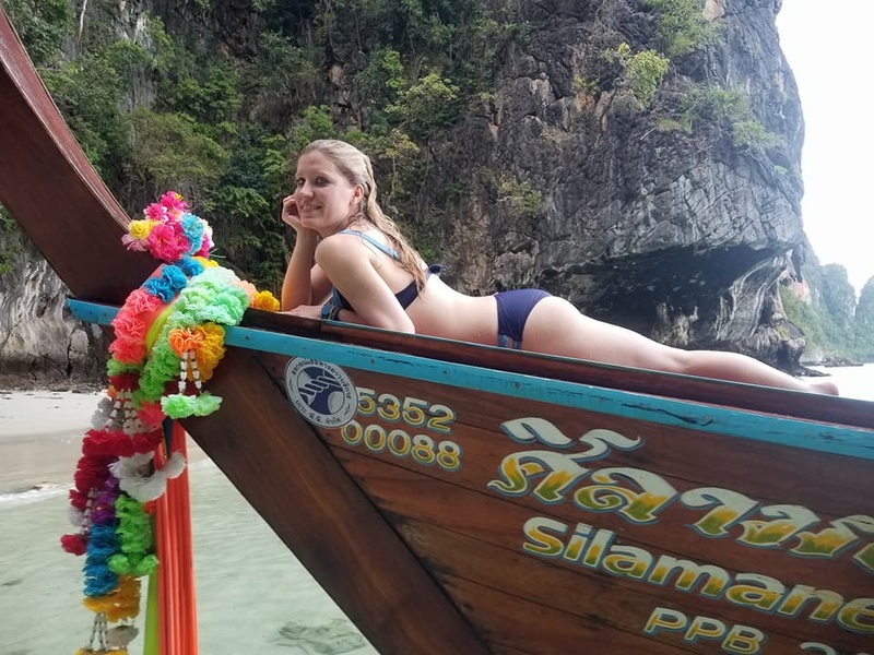 Female model photo shoot of Janice K in Phi Phi Don Island, Thailand