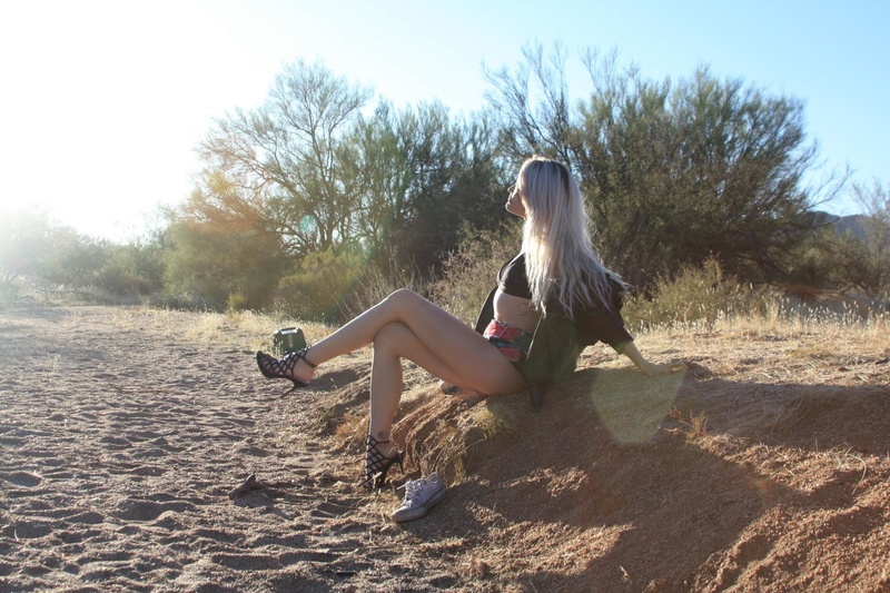 Female model photo shoot of Danielle Adrian in Arizona