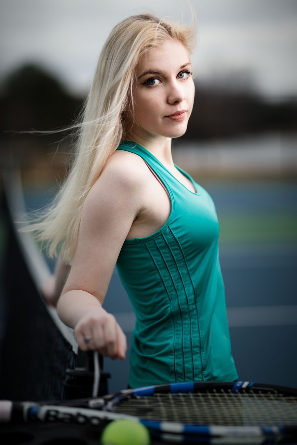 Female model photo shoot of Tiffany Von Tungeln by mxfan61 in Heritage Plantation (Tennis Courts)