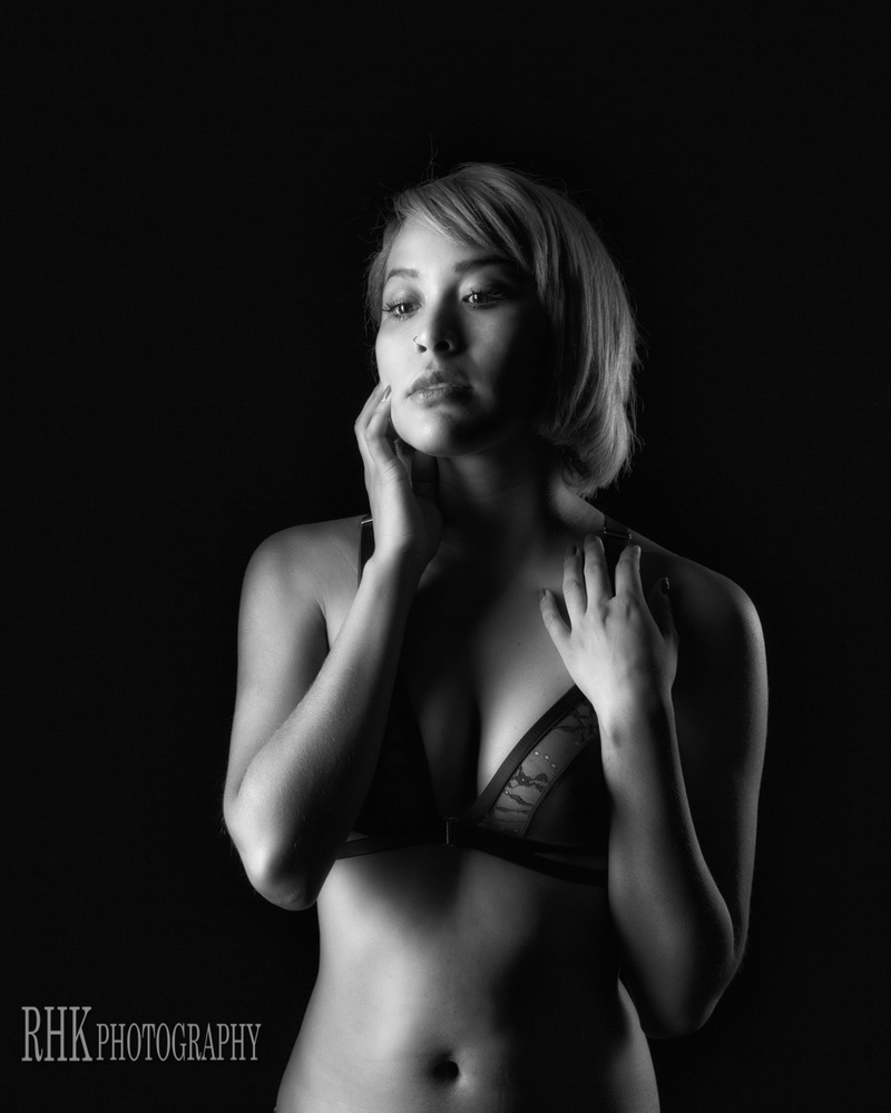 Female model photo shoot of Gaby Mendez by RHK Photography