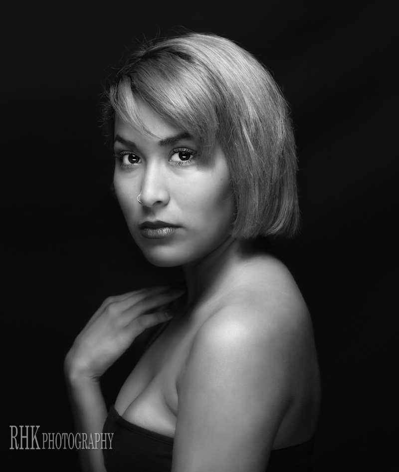 Female model photo shoot of Gaby Mendez by RHK Photography
