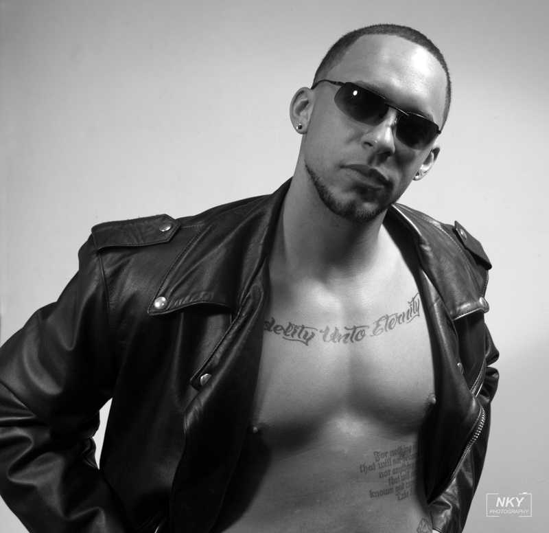 Male model photo shoot of NKY Photography and JGhost in Studio