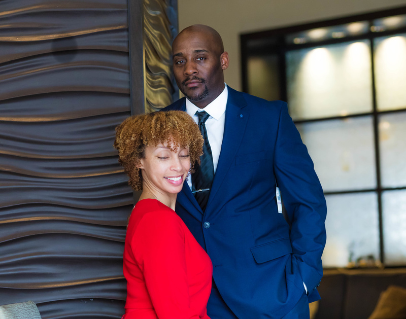 Female and Male model photo shoot of Tia Marie Beverly and TeaCope in Westin Annapolis