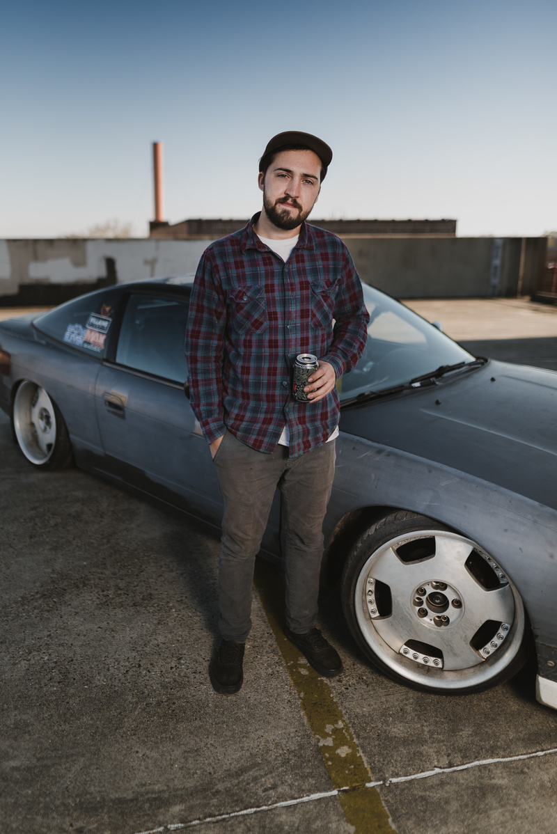 Male model photo shoot of GrantandJennPhoto in Hattiesburg parking garage