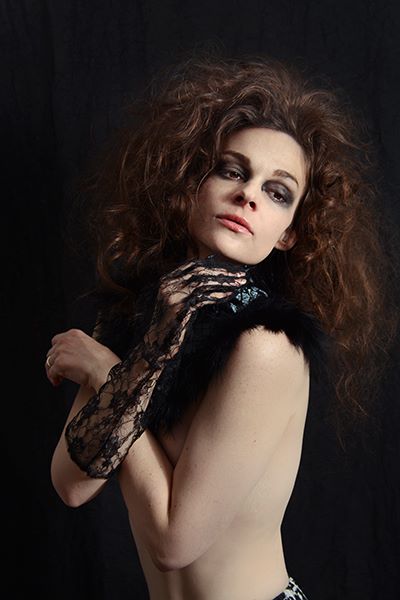 Female model photo shoot of Miss Morbid Kitty by Michele Taras photog