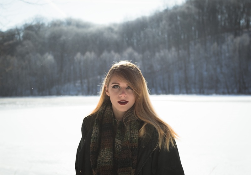 Female model photo shoot of Maia Selene Rice by LitPhoto in Griffy Lake