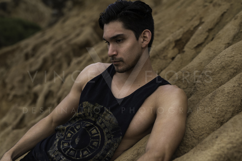 Male model photo shoot of Vince Flores in San Diego