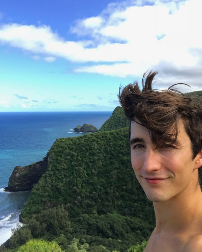 Male model photo shoot of Nicholas John Petrich in Pololu, Hawaii