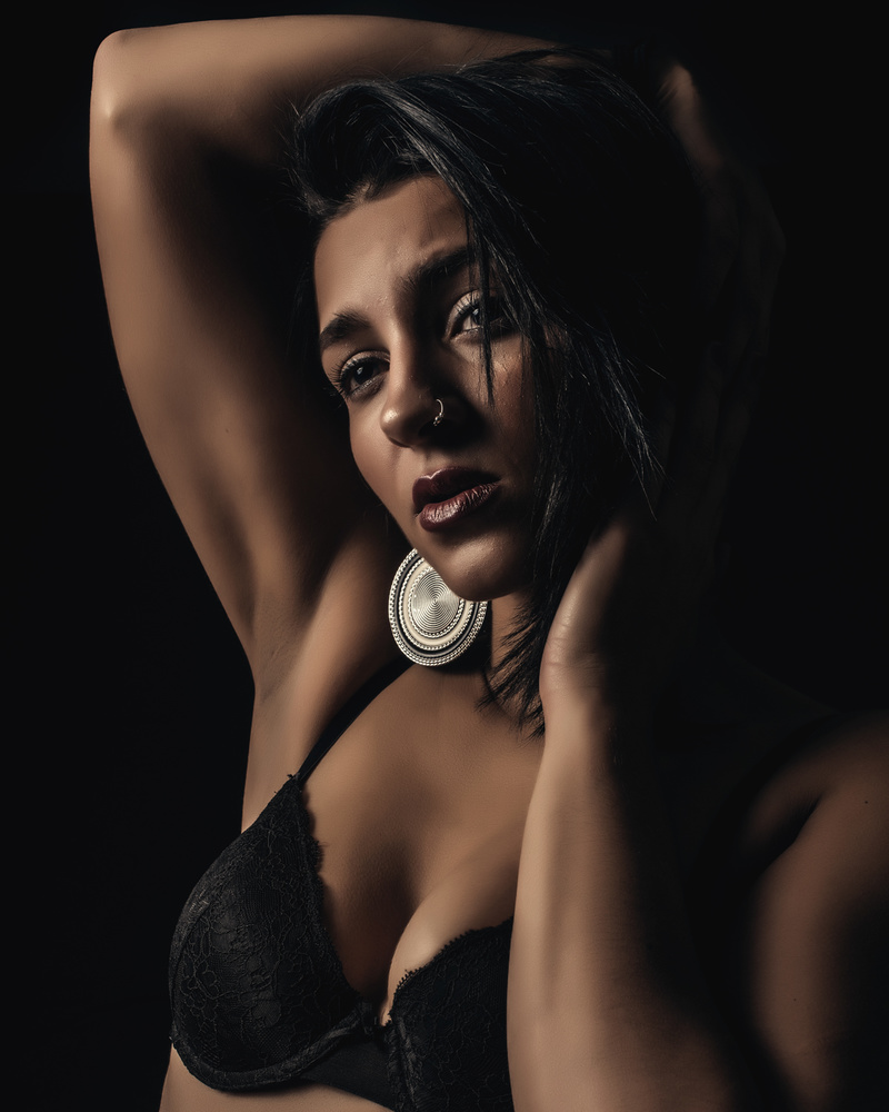 Female model photo shoot of zeinab_model by LowKey Lights in Falls Church, VA