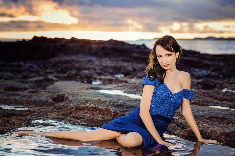 Female model photo shoot of beata_s in PLAYA MONTAÑA ROJA - Tenerife
