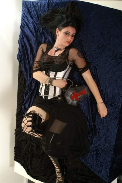 Female model photo shoot of Switchblade Stiletto