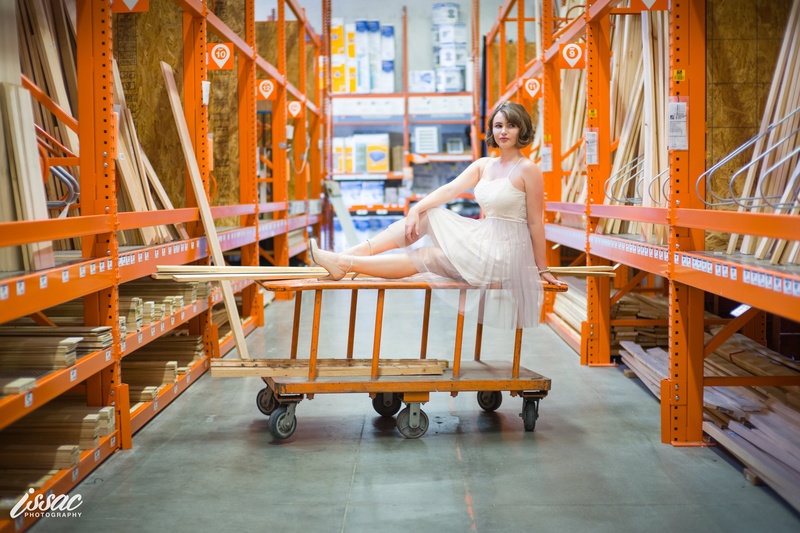 Female model photo shoot of lovelylacy in Home Depot