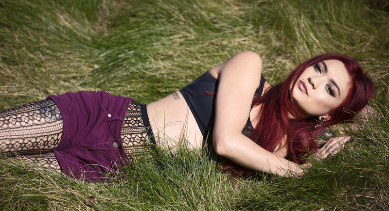 Female model photo shoot of DienCecilia by Yerba Buena Model Photo