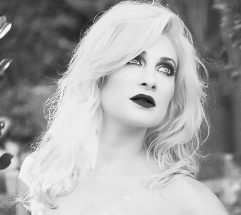 Female model photo shoot of Gilliana L by data_punk in Los Angeles, CA, makeup by Lillian Vince