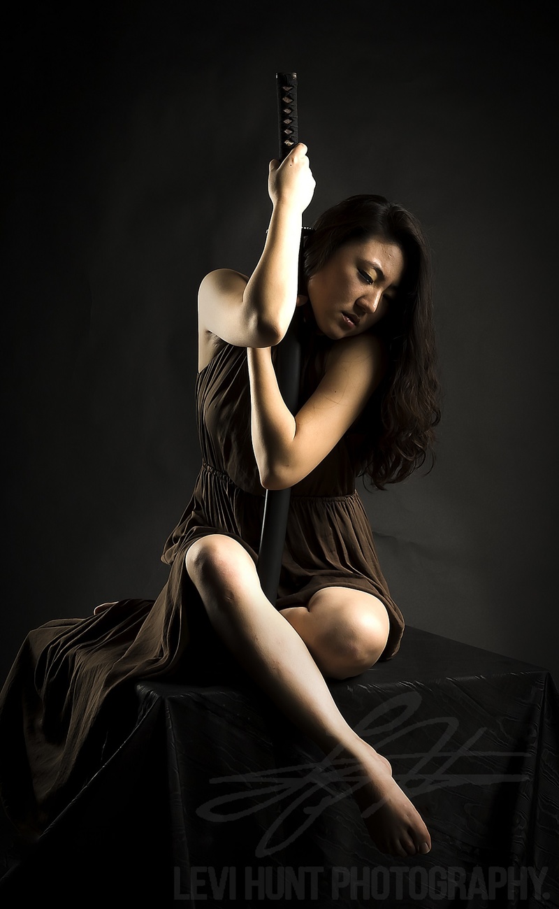 Female model photo shoot of Indigo Helix in Levi Hunt Photography Studio