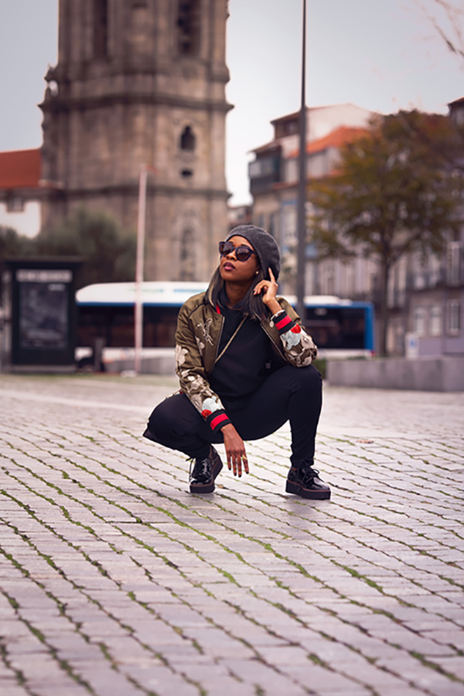 Female model photo shoot of Zoe Cassell in Porto, Portugal