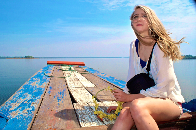 Female model photo shoot of travelerchic in Cambodia