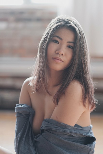 Female model photo shoot of Lotus_lito in Montreal