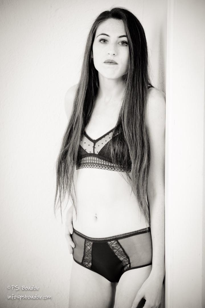 Female model photo shoot of Morgan3 by PS Boudoir