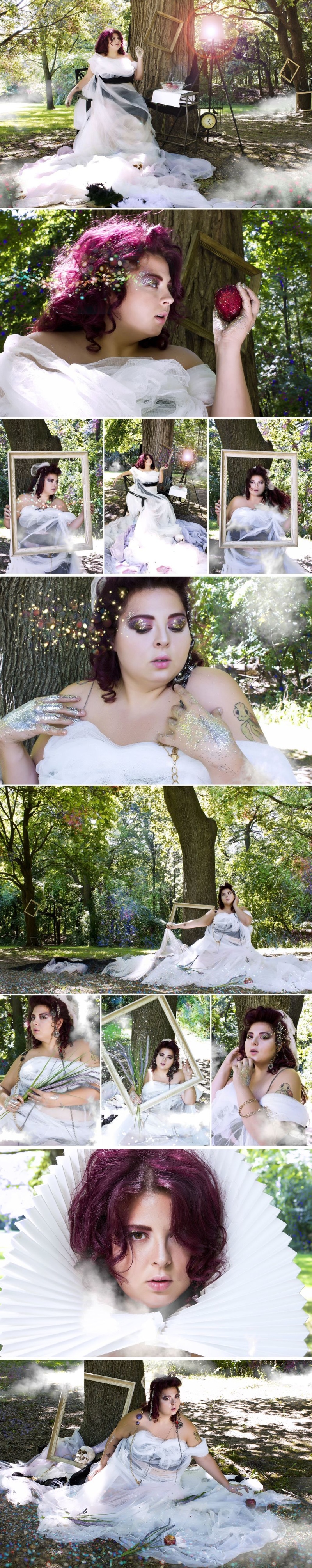 Female model photo shoot of Cosmeticrazed in High Park, Toronto