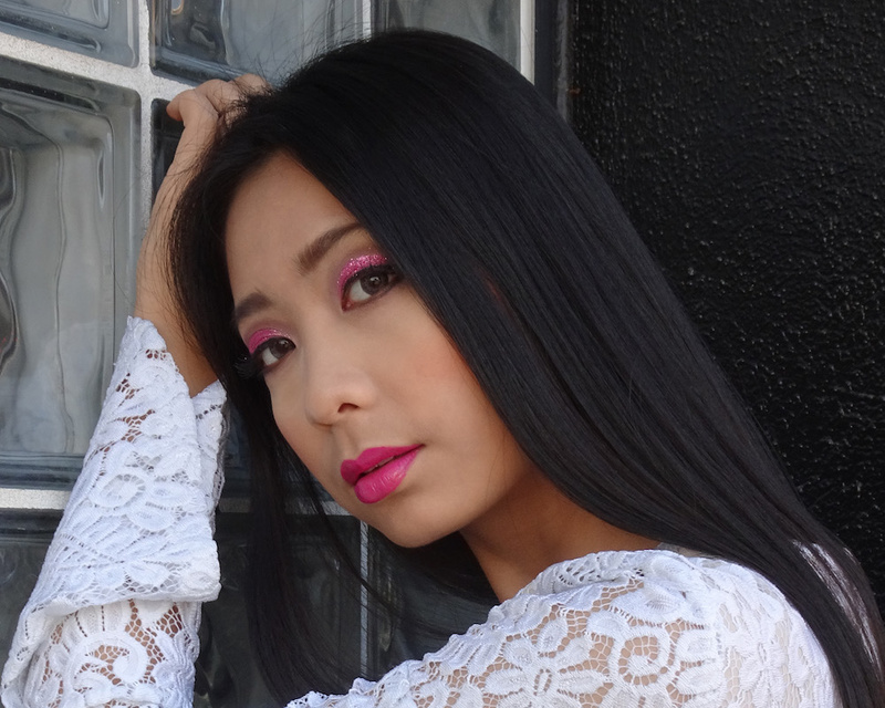 Female model photo shoot of LennieMakeup and Crystal_Zhang