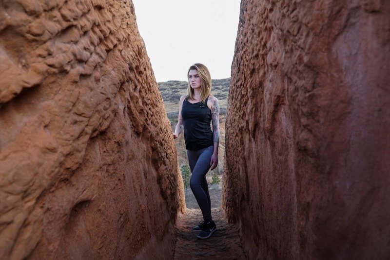 Female model photo shoot of kaytelynn in Red Rocks Open Spaces