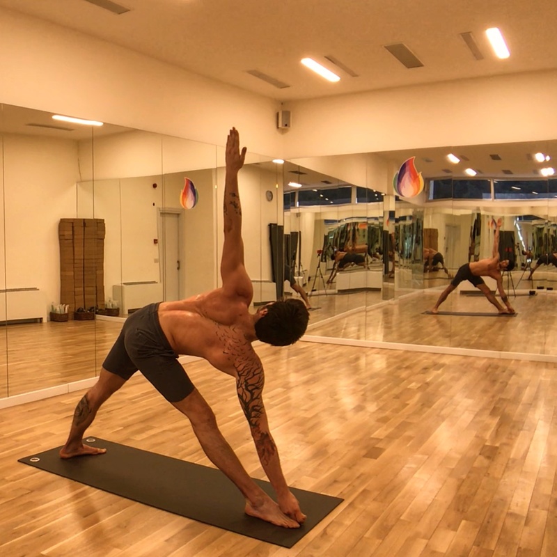 Male model photo shoot of Yigit Can Tosun in Istanbul Hot Yoga