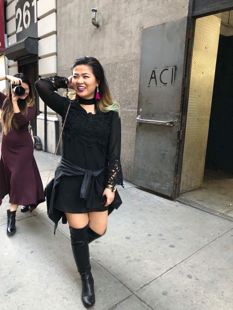 Female model photo shoot of Crystal Yang in New York