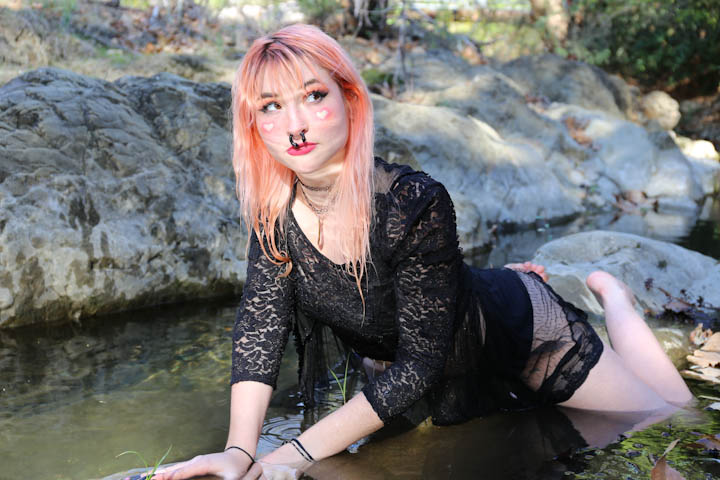 Female model photo shoot of KawaiiSloth26 by mark frice in San Luis Obispo