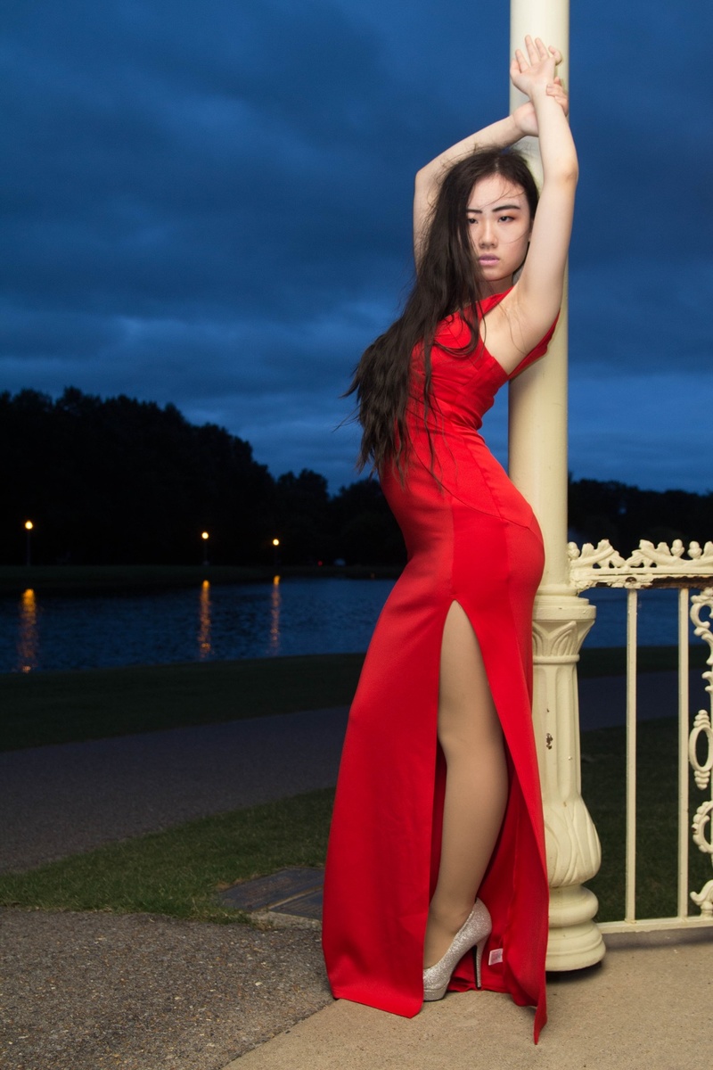 Female model photo shoot of Nancy Yuan